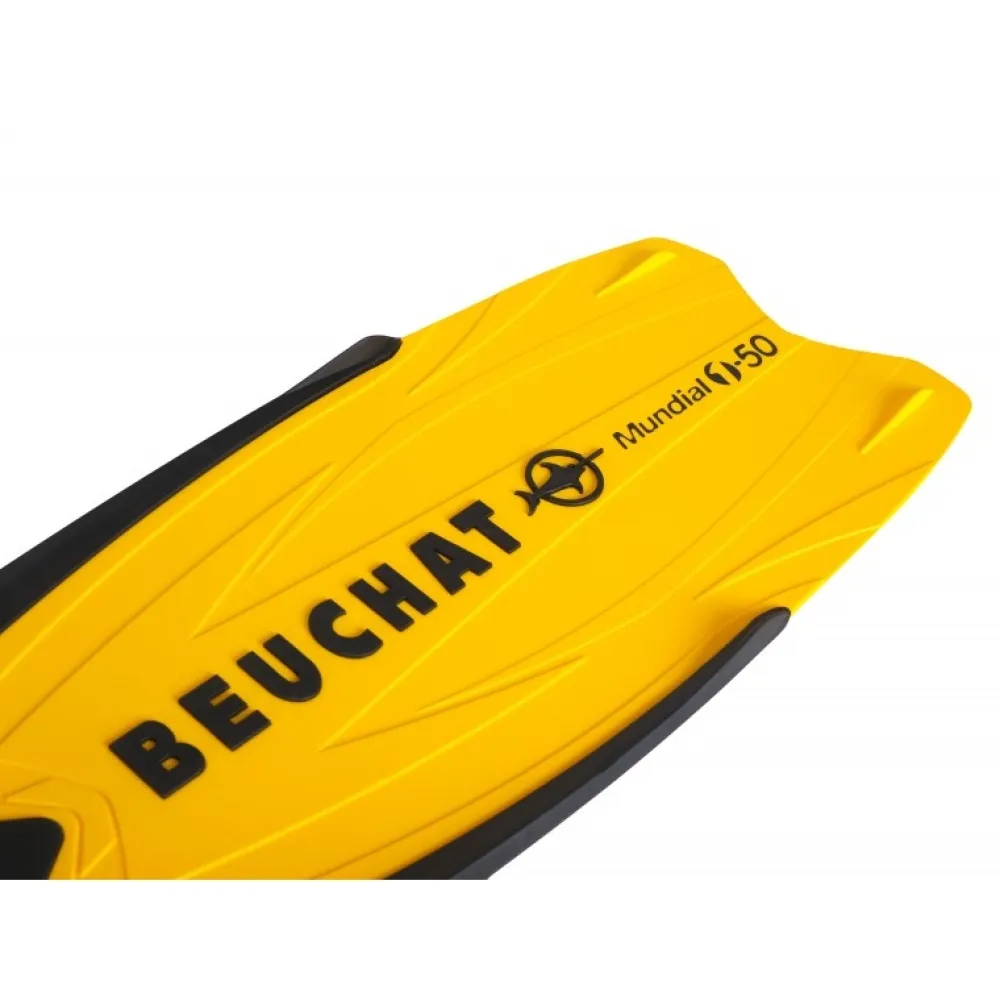 BEUCHAT Palmes de plongée Mundial One 50 Soft Flex - Jaune