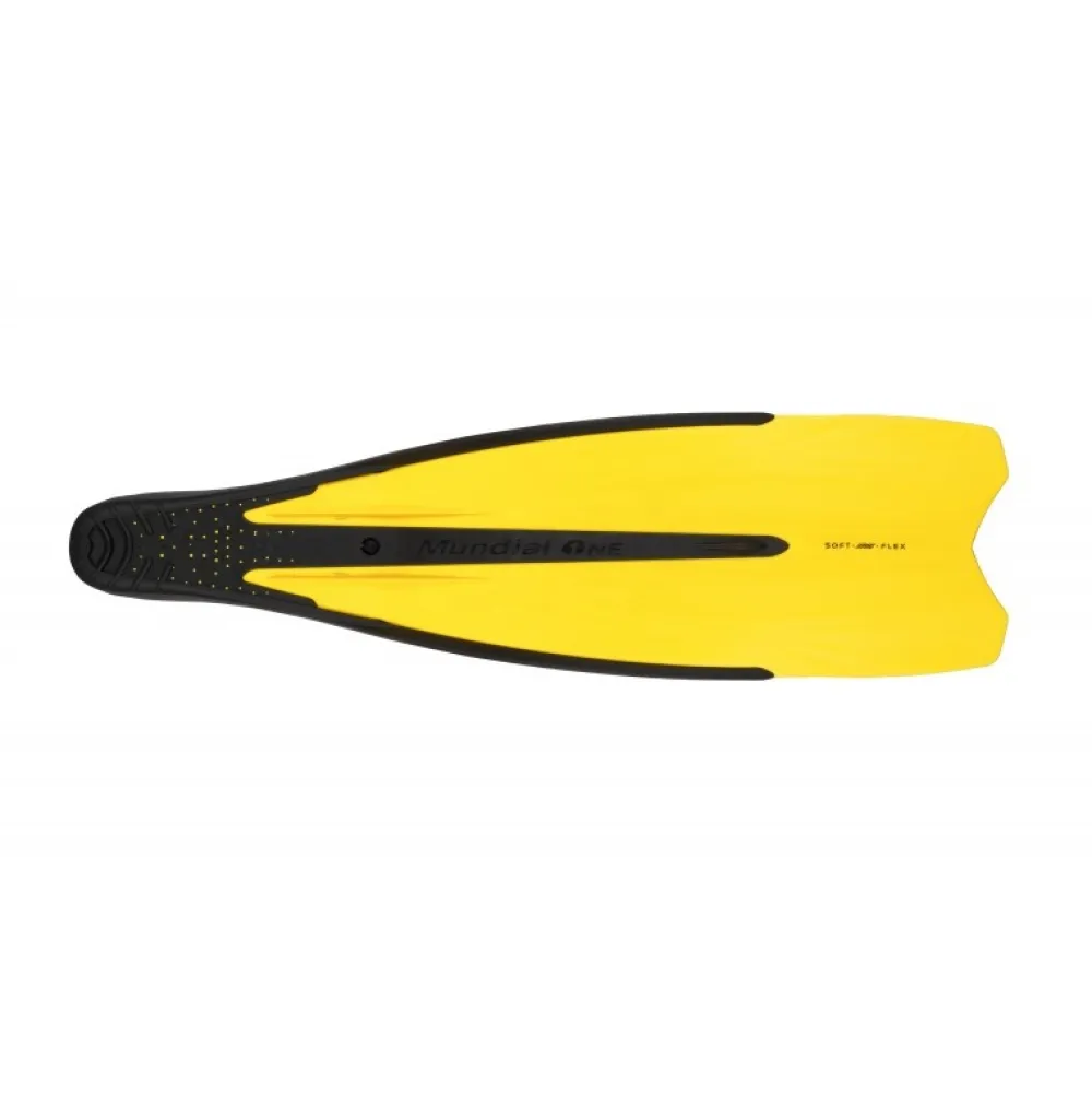 BEUCHAT Palmes de plongée Mundial One 50 Soft Flex - Jaune