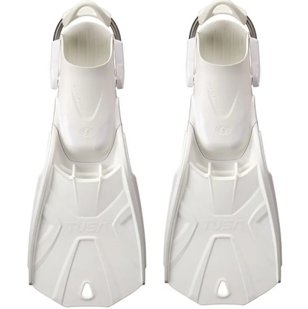 TUSA Palmes de plongée réglable Tri-Force Blanc