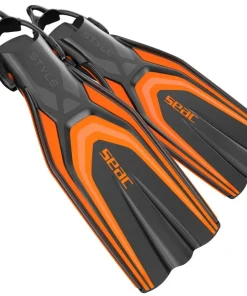 SEAC SUB Palmes Réglables^Palmes de plongée Style Sling Strap Orange