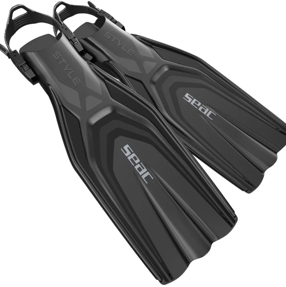 SEAC SUB Palmes de plongée Style Noire