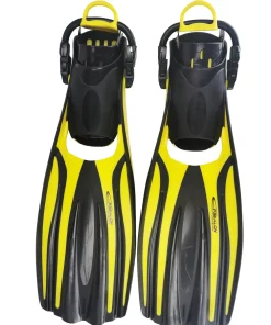 EPSEALON Palmes Réglables^Palmes Stingray Jaunes