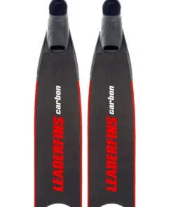LEADERFINS Bi-Palme^Palmes 100% Carbone Red