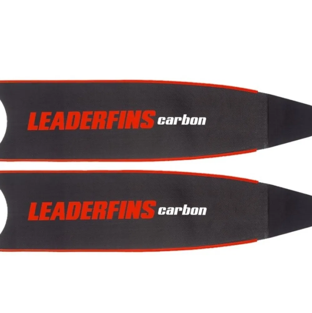 LEADERFINS Bi-Palme^Palmes 100% Carbone Red