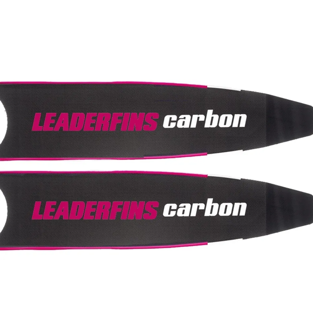 LEADERFINS Bi-Palme^Palmes 100% Carbone Pink