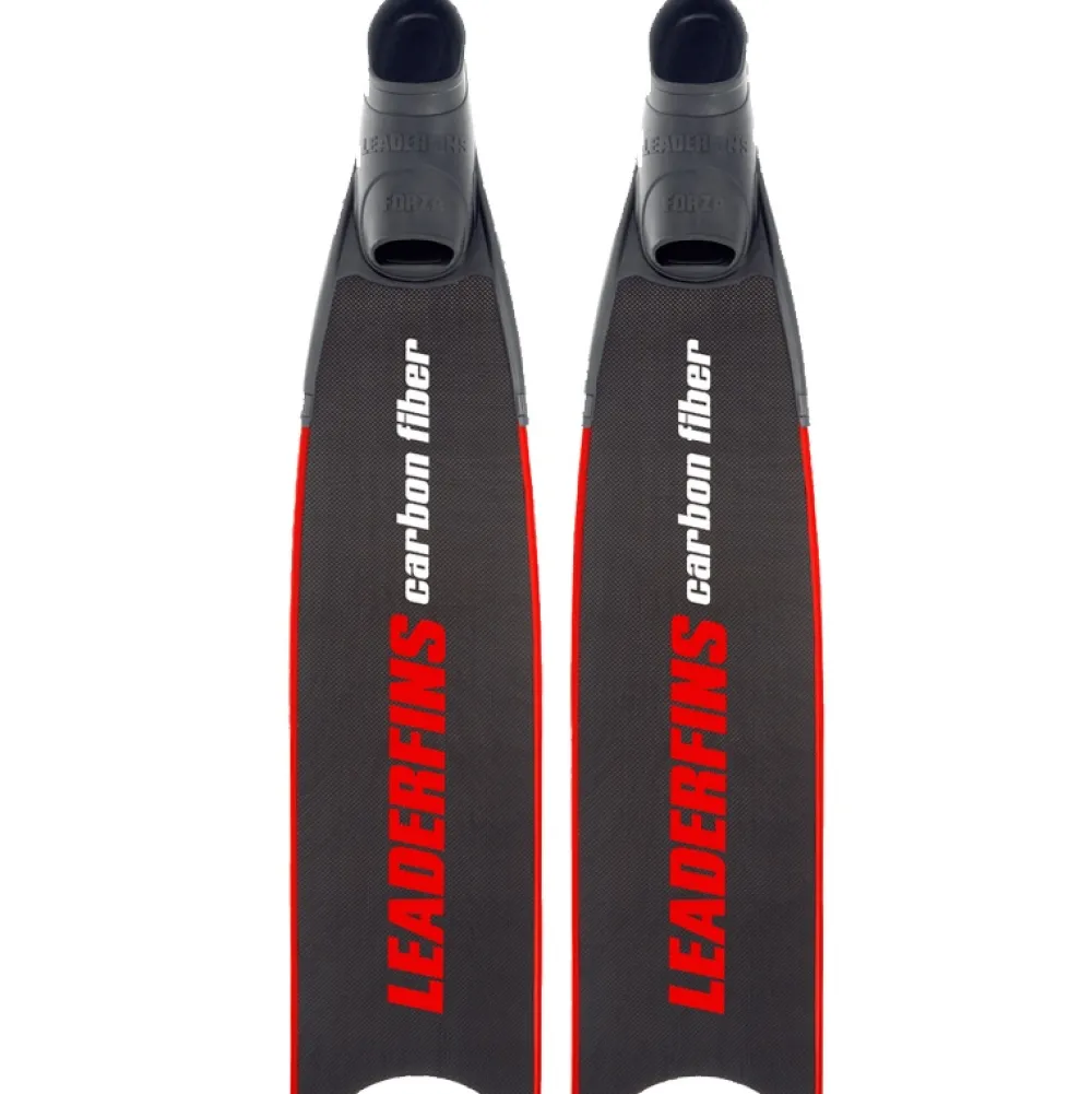 LEADERFINS Bi-Palme^Palmes Carbone Red