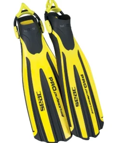 SEAC SUB Palmes Propulsion sling strap Jaune