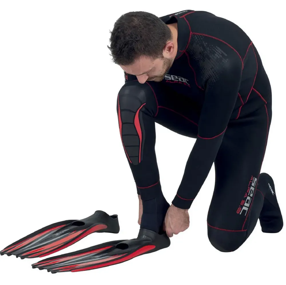 SEAC SUB Palmes Chaussantes^Palmes Seac-Sub F-100 Pro Red