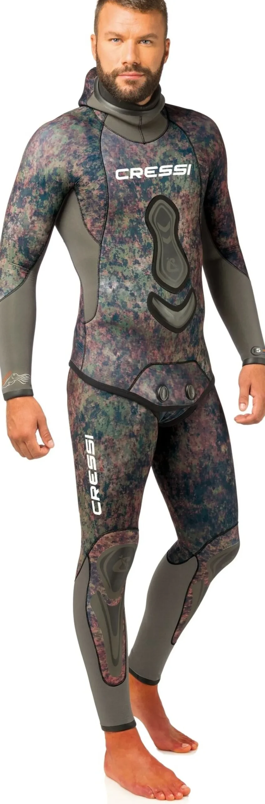 CRESSI-SUB Chasse Sous Marine^Pantalon de Combinaison Cressi Seppia 3.5 mm - Taille XLarge - OCCASION GRADE B