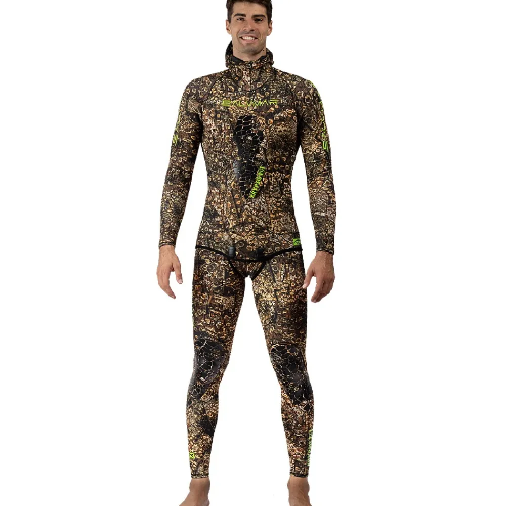 SALVIMAR Chasse Sous Marine^Pantalon de combinaison Krypsis 101 - 7 mm - Taille 2/Small - OCCASION GRADE B