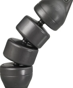 PLASTIMO Pare-battage articulé noir 12 X 48 cm