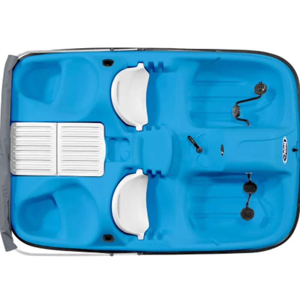 PELICAN SPORT Pedalo bateau à pédales Pelican Monaco DLX Bleu