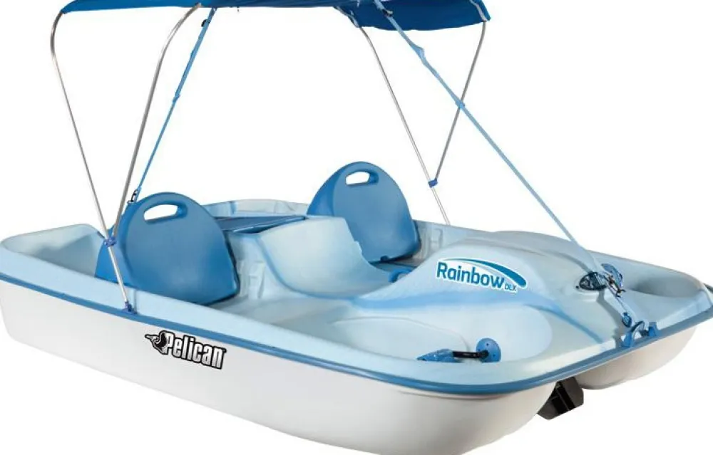PELICAN SPORT Pédalo^Pedalo bateau à pédales Pelican Rainbow DLX