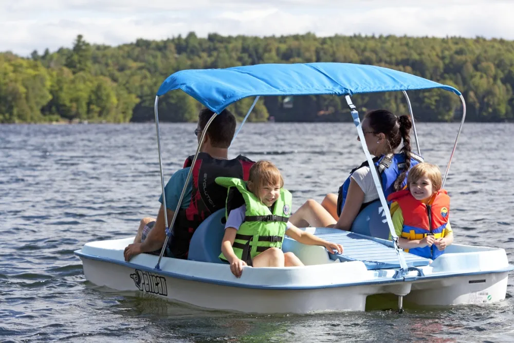 PELICAN SPORT Pédalo^Pedalo bateau à pédales Pelican Rainbow DLX