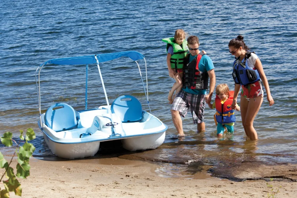 PELICAN SPORT Pédalo^Pedalo bateau à pédales Pelican Rainbow DLX