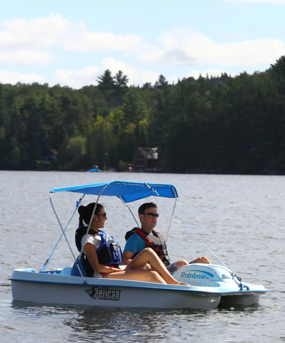 PELICAN SPORT Pédalo^Pedalo bateau à pédales Pelican Rainbow DLX