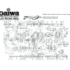 DAIWA Pièce détachée Moulinet Tanacom Bull 1000 - Pièce n°58 - F77-4600 - line guide pawl washer