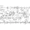 DAIWA Pièce détachée Moulinet Tanacom 1000 - Pièce 7F591901 Set Plate