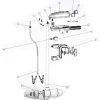 RHINO Pièce Détachée^Pièce détachée pour moteur Cobold 18LBS- Pièce N°12: Fixation moteur