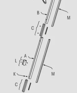 PLASTIMO Pièces détachées pour enrouleur 609-S