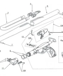 CRESSI-SUB Pièces Cressi^Pièces détachées pour Geronimo Elite
