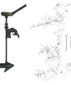 MINN KOTA Pièces détachées pour moteur Traxxis 80 Maximizer