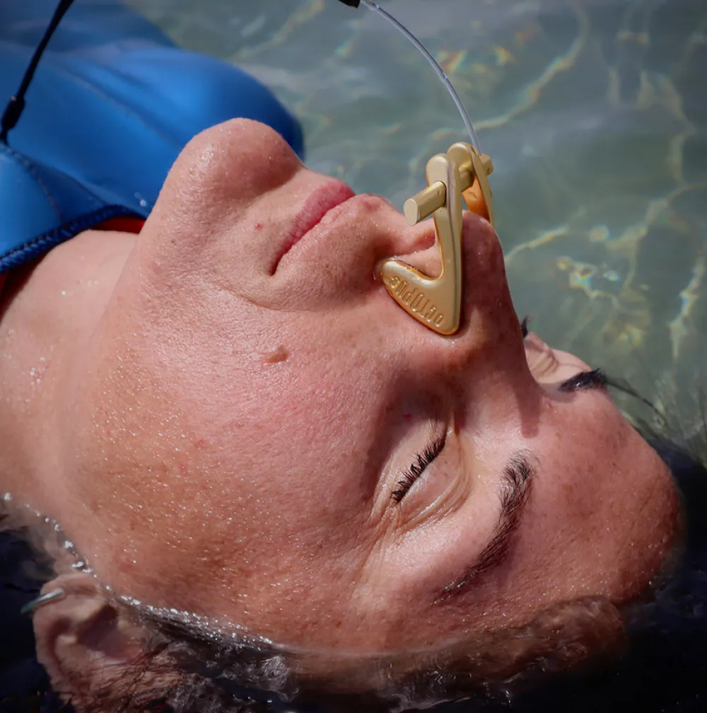 OCTOPUS FREEDIVING Pince-Nez^Pince nez Aluminium Bleu