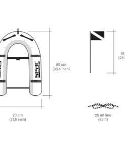 SEAC SUB Planche de chasse Seamate