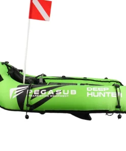 PEGASUB Planche De Chasse^Planche de chasse sous marine Deep Hunter - Green Acid
