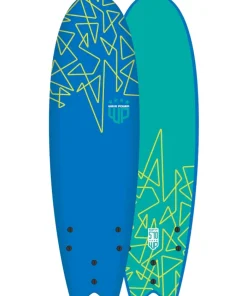 WAVE POWER Planche de surf en mousse Softy Blue/Teal 5'10