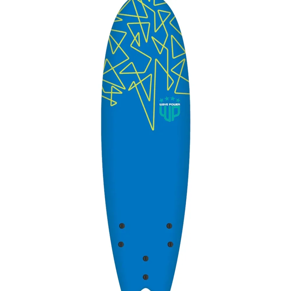 WAVE POWER Planche de surf en mousse Softy Blue/Teal 5'10