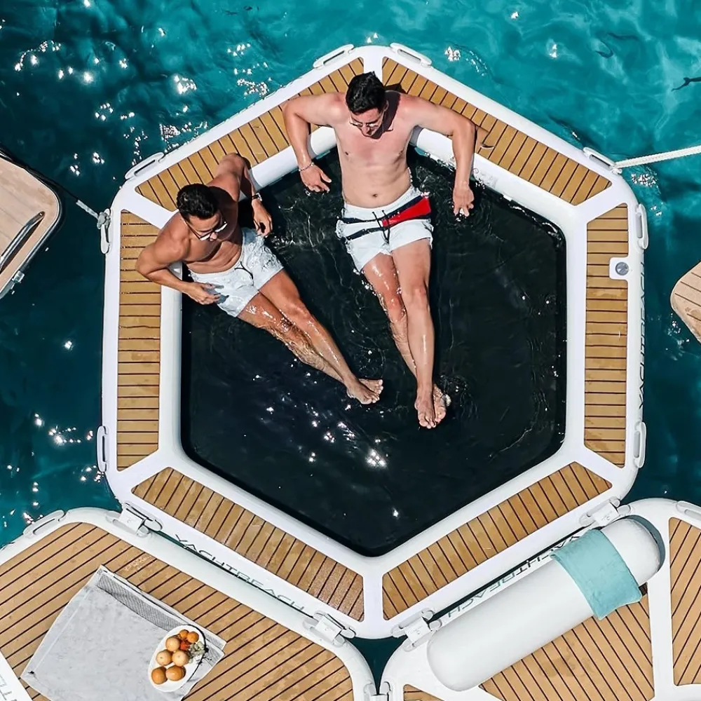 YACHTBEACH Plateforme gonflable bateau Party Zone 2.5