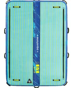 AQUATONE Plateforme Flottante Gonflable|Plateforme Bateau^Plateforme gonflable quai flottant Club 247x170x15cm 470L