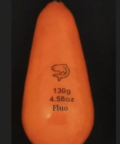 LEMER Plombs De Pêche / Bombettes / Buldos / Flotteurs|Plombs Carpe^Plombs Arlesey Plastifiés Orange Fluo