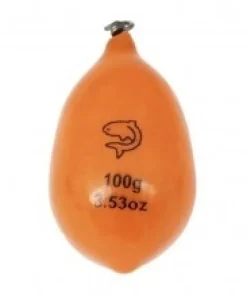 LEMER Plombs De Pêche / Bombettes / Buldos / Flotteurs|Plombs Carpe^Plombs Arlesey Plastifiés Orange Fluo