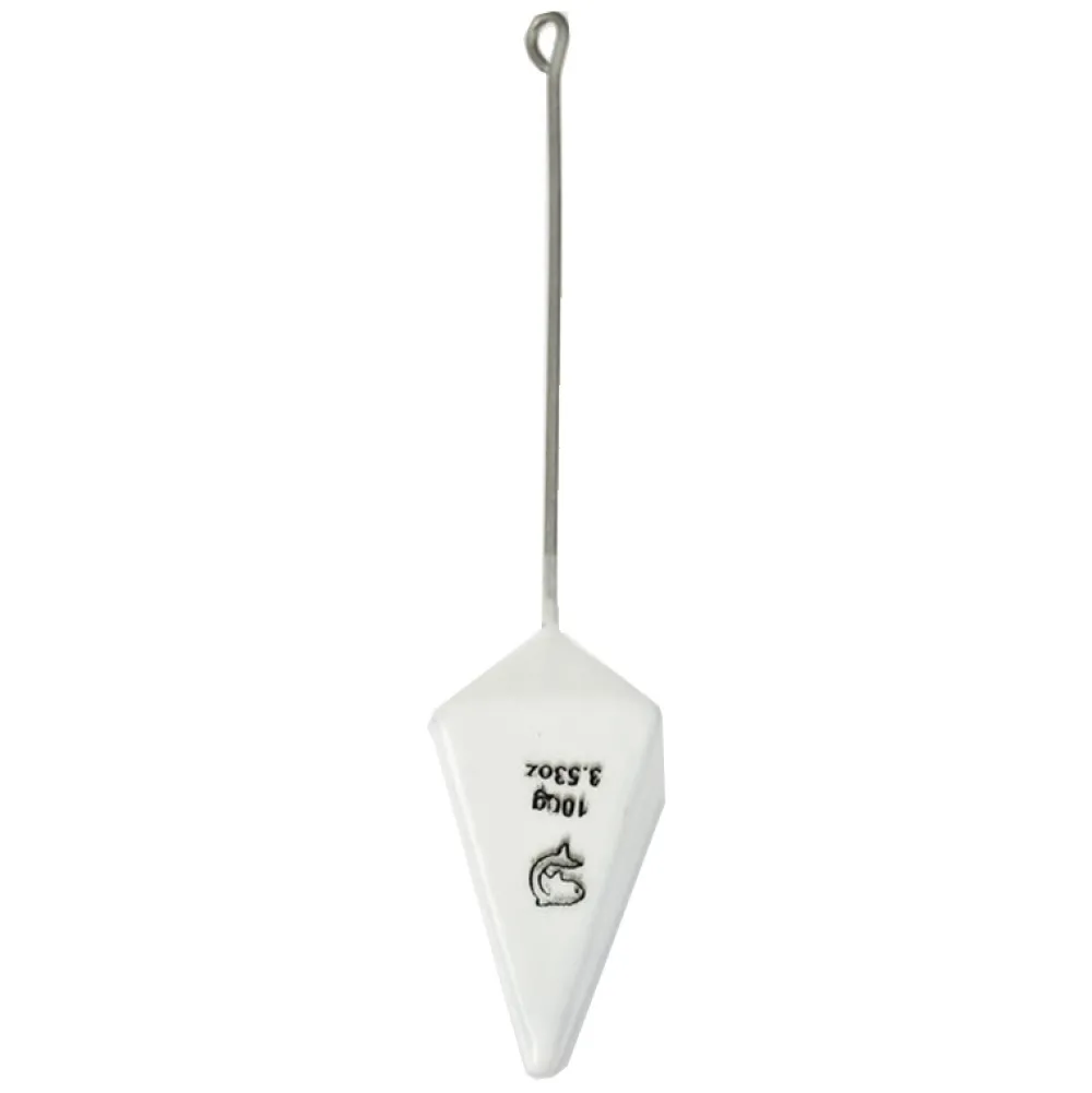 LEMER Plombs Portugais + tige Plastifiés Blanc