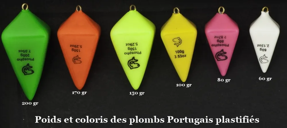 LEMER Plombs Portugais Plastifiés Jaune Phospho
