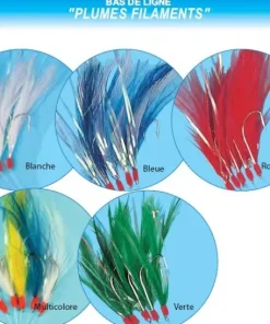 FLASHMER Leurres|Tous Les Produits^Plume de Mer Filaments 7 Hameçons 3/O