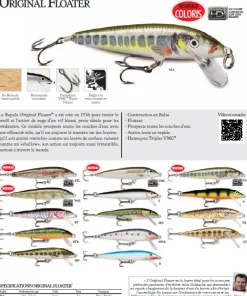 RAPALA Leurres|Leurres Truite^Poisson nageur Original Flottant 9 cm 5 g