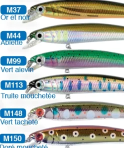 YO-ZURI Leurre Bar|Leurres Truite^Poissons nageurs Pin's Minnow 5 cm