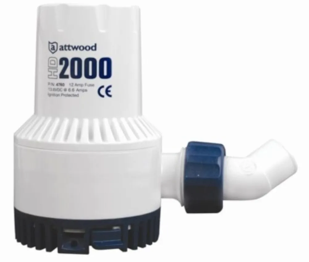 ATTWOOD Pompe de cale manuelle HD 2000 - 12V