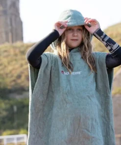 NORTHCORE Poncho / Après Session^Poncho de bain enfant Beach Basha Vert