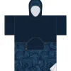 MADNESS Poncho / Après Session^Poncho de bain | Navy Swirl