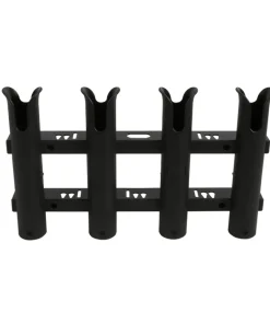 SEANOX Porte Canne|Rangement Cannes À Pêche^Porte canne  PVC noir - 4 tubes