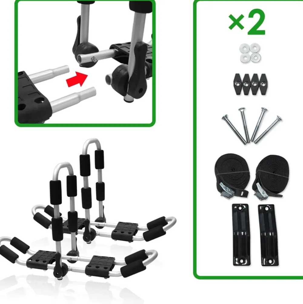 ROCKSIDE Transport Et Stockage Canoë-Kayak|Transport Et Stockage Canoë^Porte kayak T rack double