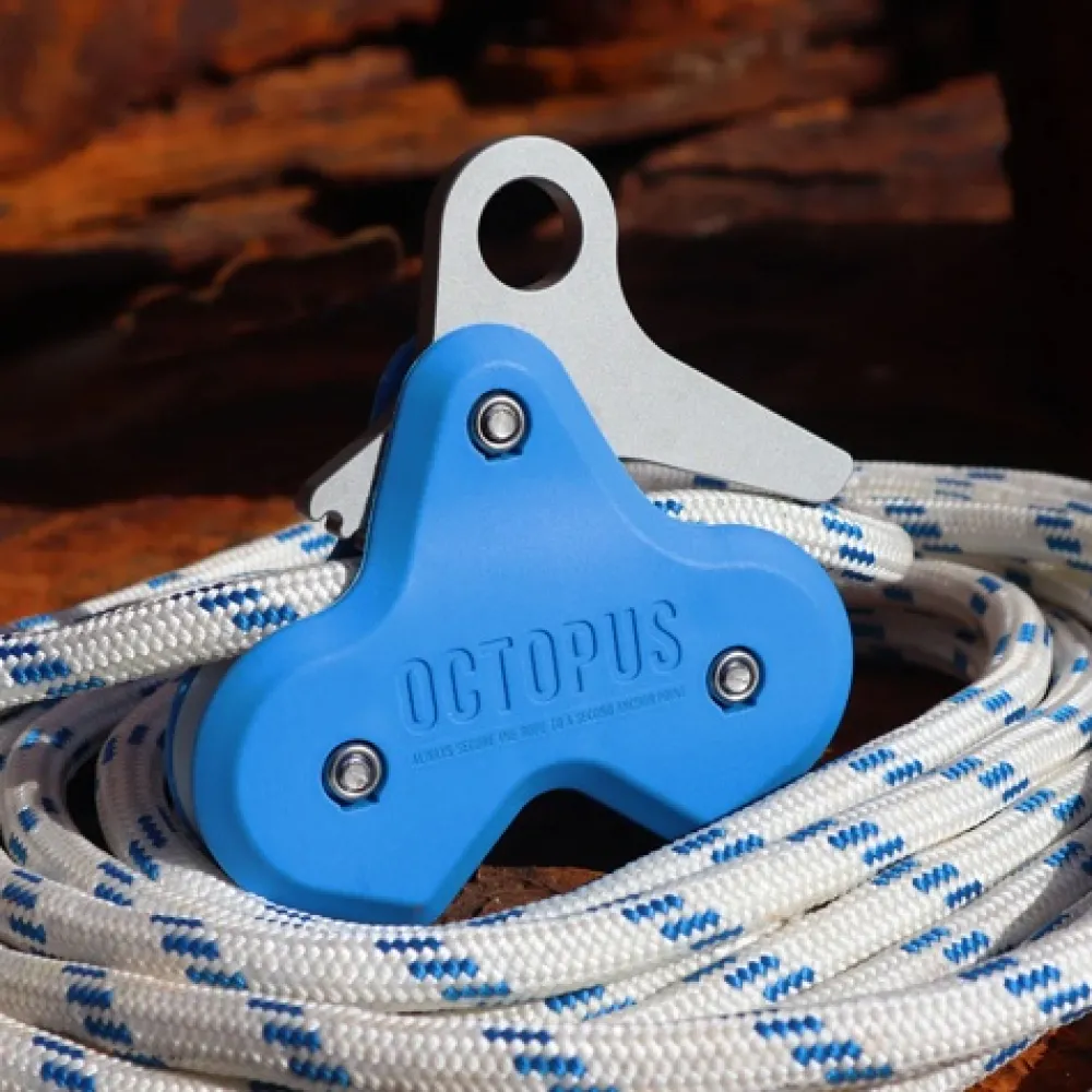 OCTOPUS FREEDIVING Poulie d'apnée XL Pulling Systeme Bleu