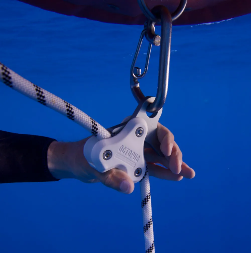 OCTOPUS FREEDIVING Accessoires Corde Et Bouée Apnée^Poulie d'apnée Classic Pulling Systeme Bleu