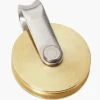 BARTON MARINE Poulie laiton Barton anneau fixe pour câble 5 mm