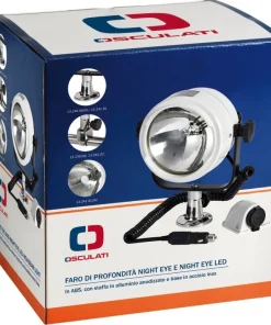 OSCULATI Eclairage Exterieur^Projecteur Night Eye en laiton chromé 12 V