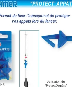 FLASHMER Appat De Pêche|Accessoires De Montage Surfcasting^Protect Appats x 5